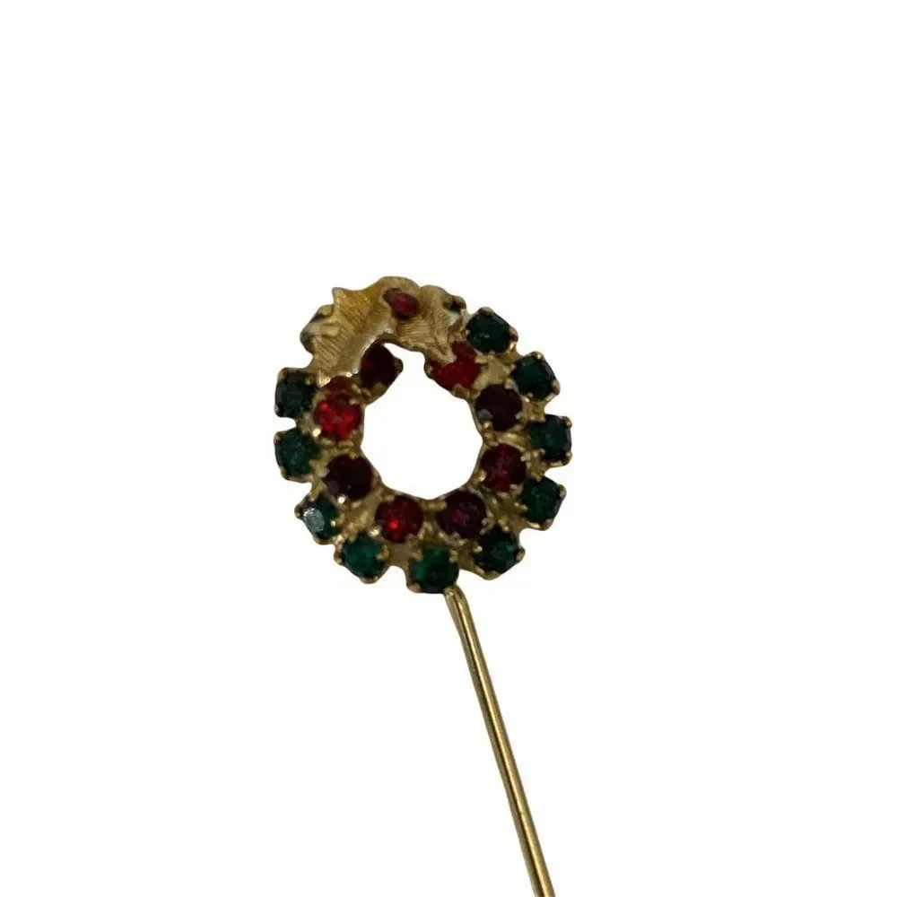 Lot of 3 Womens Vintage Jewelry Pins Brooches 0181 Rhinestone Hat Lapel Fashion - Picture 5 of 7